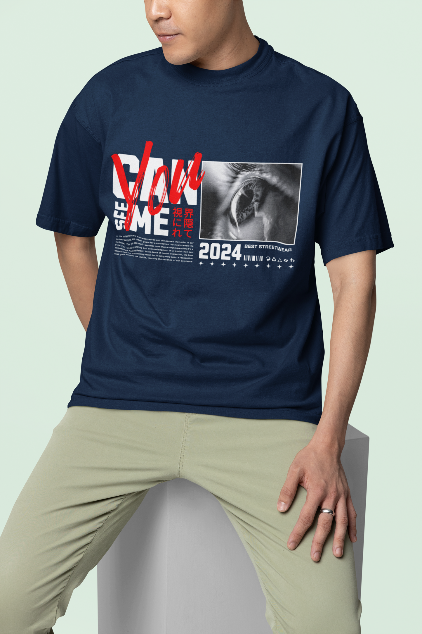 404 Vison Oversized Tee