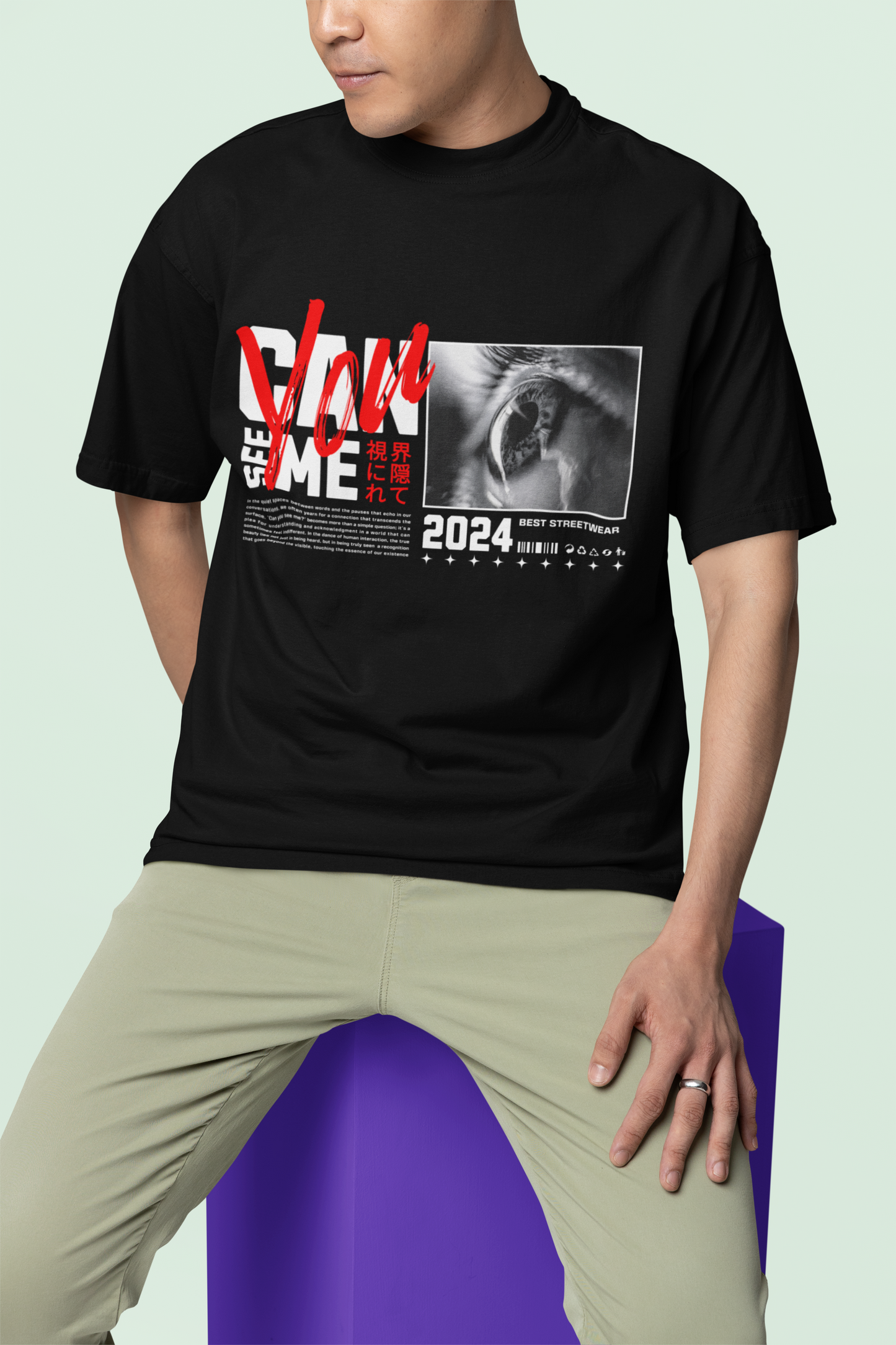 404 Vison Oversized Tee