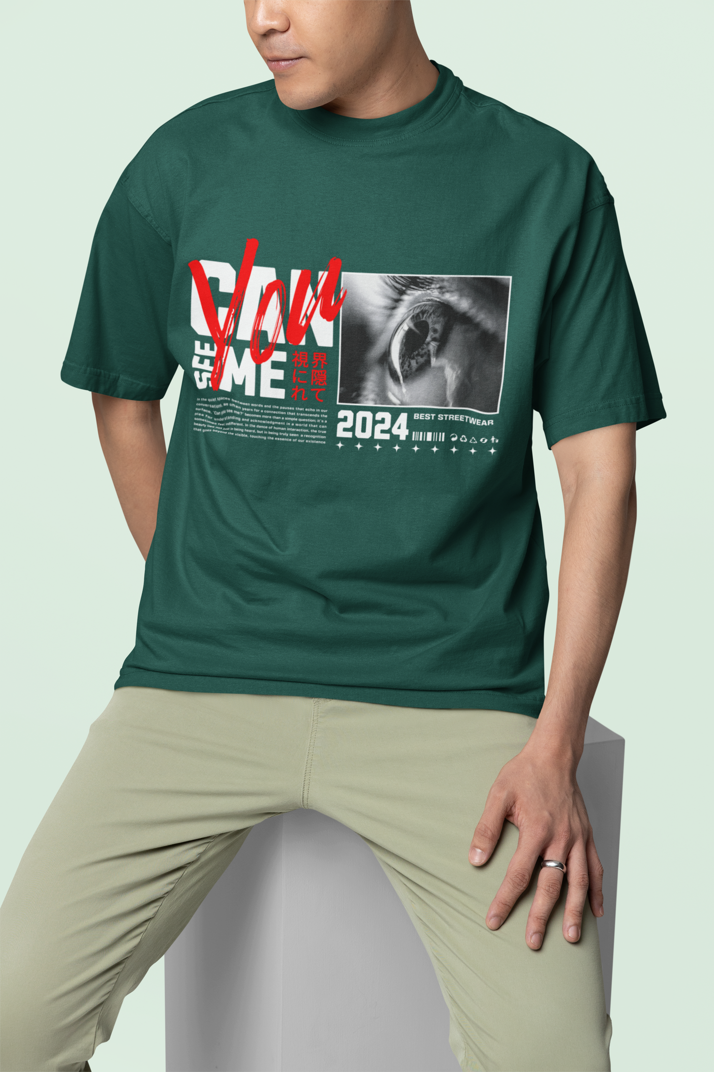 404 Vison Oversized Tee