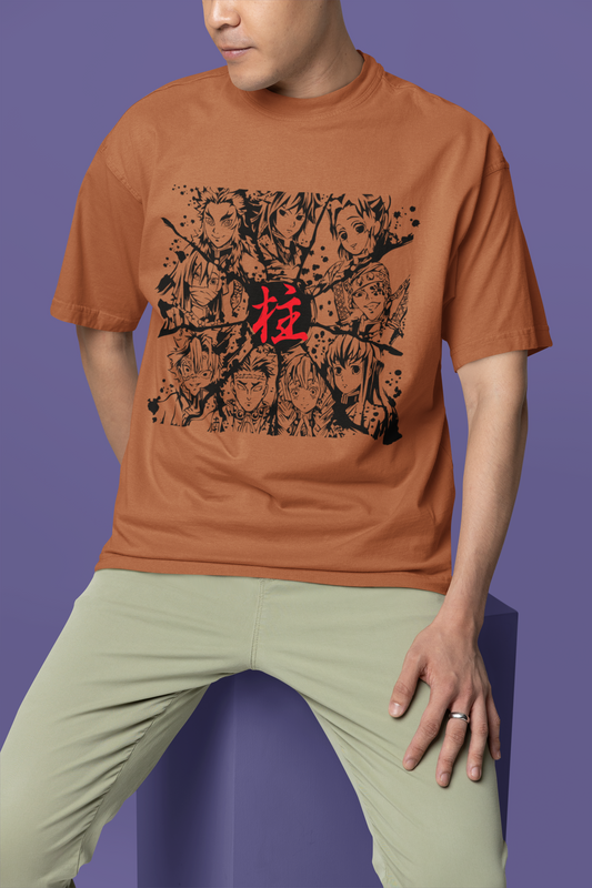 Demon Slayer Squadron Oversized Tee
