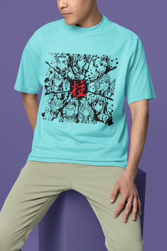 Demon Slayer Squadron Oversized Tee